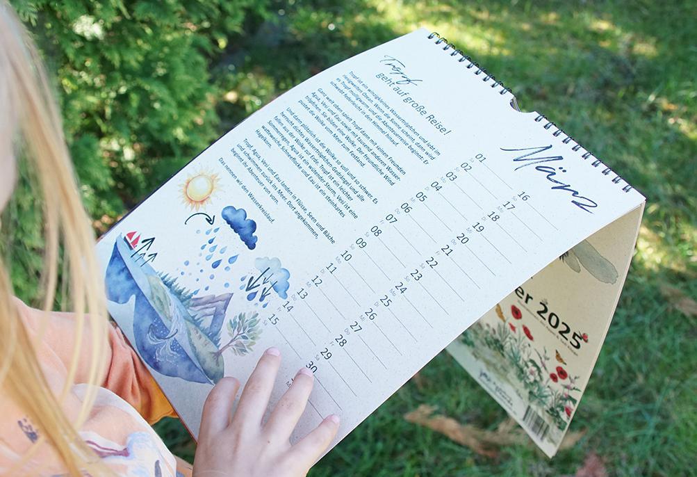 Neu: Natur-Kalender 2025 für Kinder