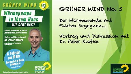 Vortrag mit Wärmepumpen-Experte Dr. Peter Klafka