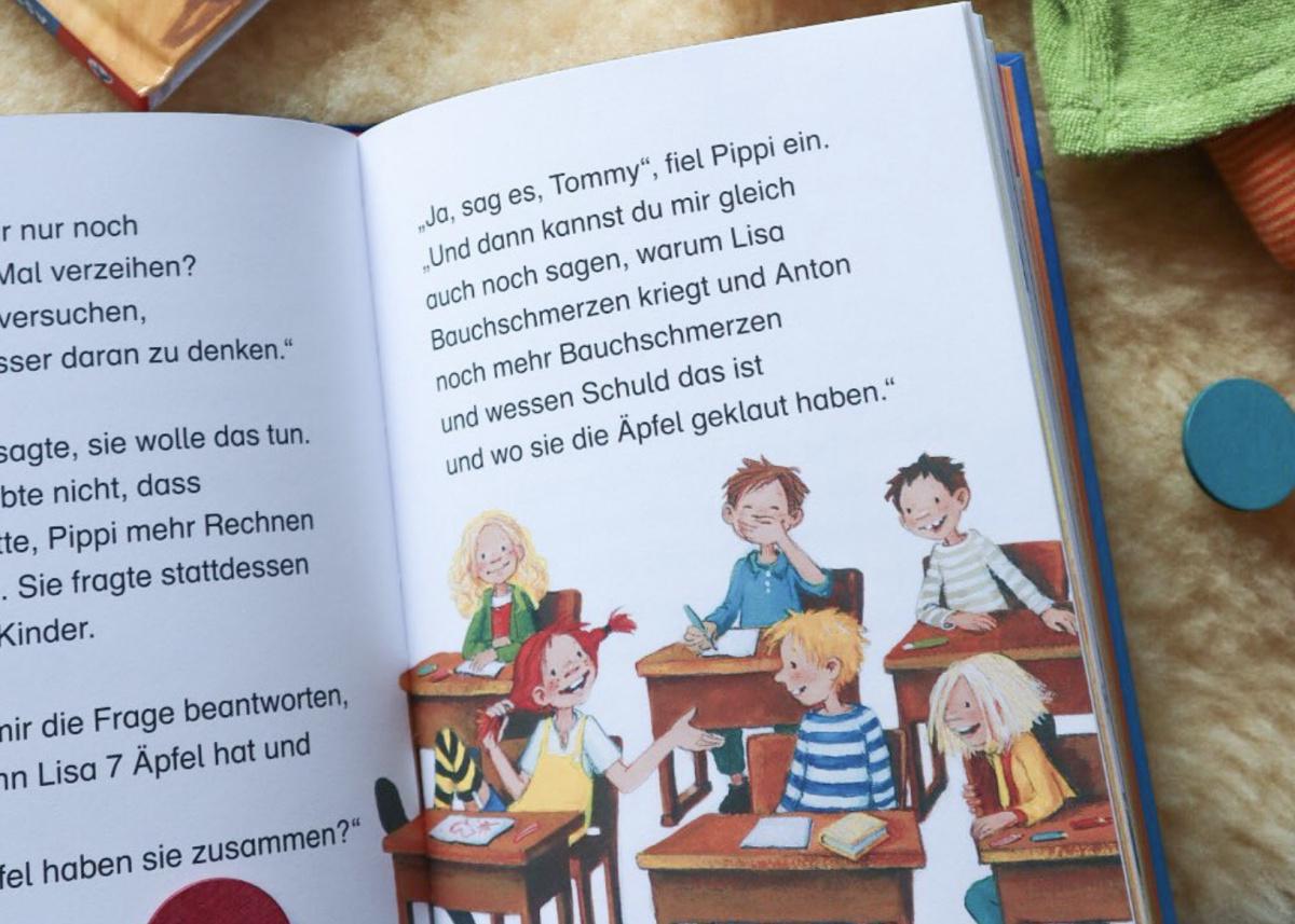 🎠🌻 Erstes Lesen mit Pippi Langstrumpf 🐒