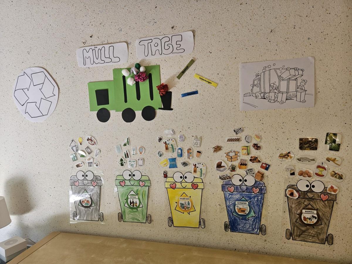 Müllwoche im Marienkindergarten 
