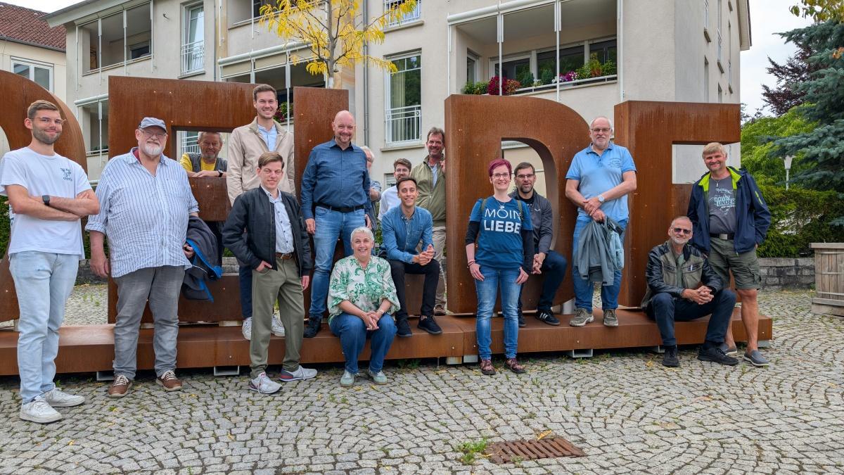 NRW-Vorsitzender Achtermeyer besucht Oeldes Innenstadt