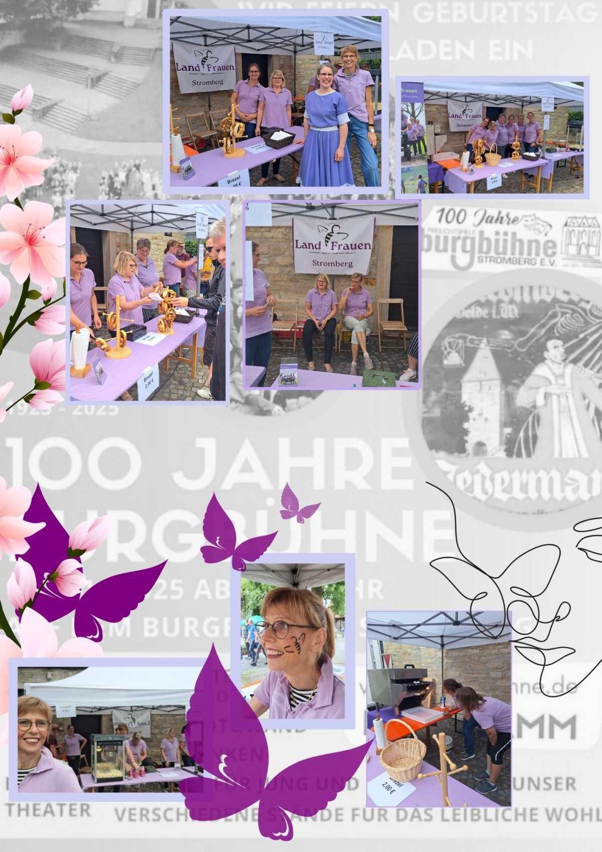 Stromberger Landfrauen - Jubiläum Burgbühne