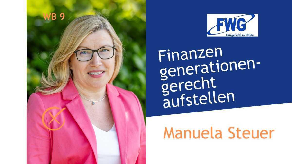 Manuela Steuer - Ihre Kandidatin für den WB9 Manuela Steuer - Ihre Kandidatin für den WB9