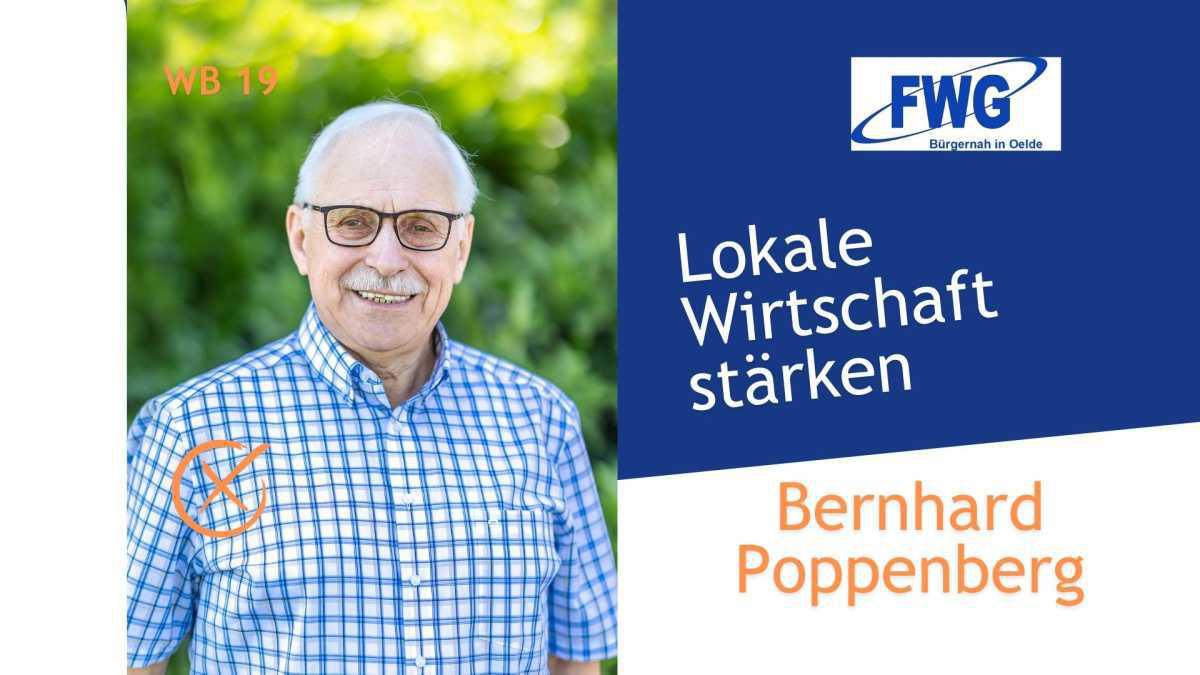 Bernhard Poppenberg - Ihr Kandidat für den WB19 Bernhard Poppenberg - Ihr Kandidat für den WB19