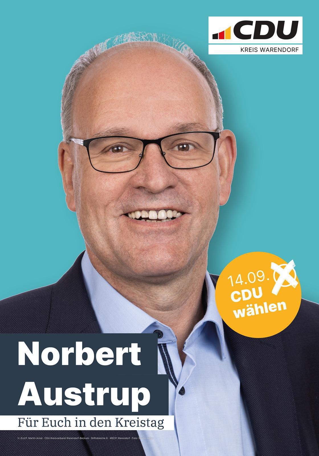Unser Kandidat für den Kreistag – Norbert Austrup Unser Kandidat für den Kreistag – Norbert Austrup