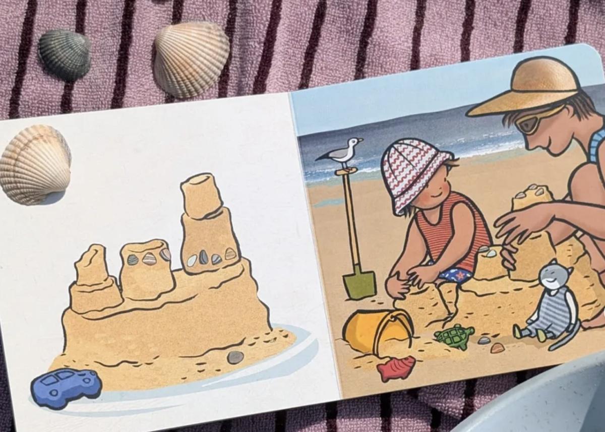 🏖️🪁Am Strand - Bilderbuch für die Kleinsten