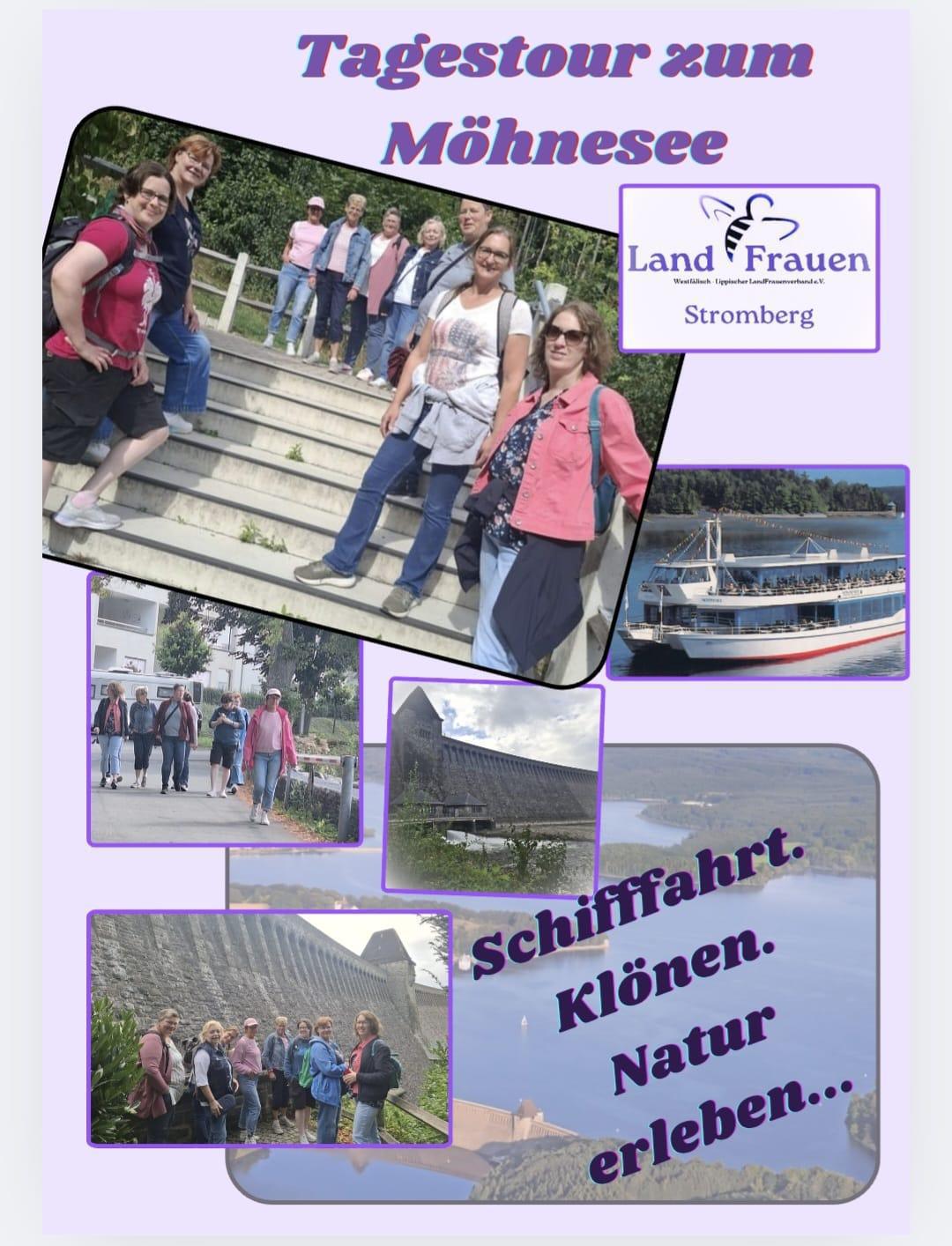 Stromberger Landfrauen - ein Tag am und auf dem Möhnesee