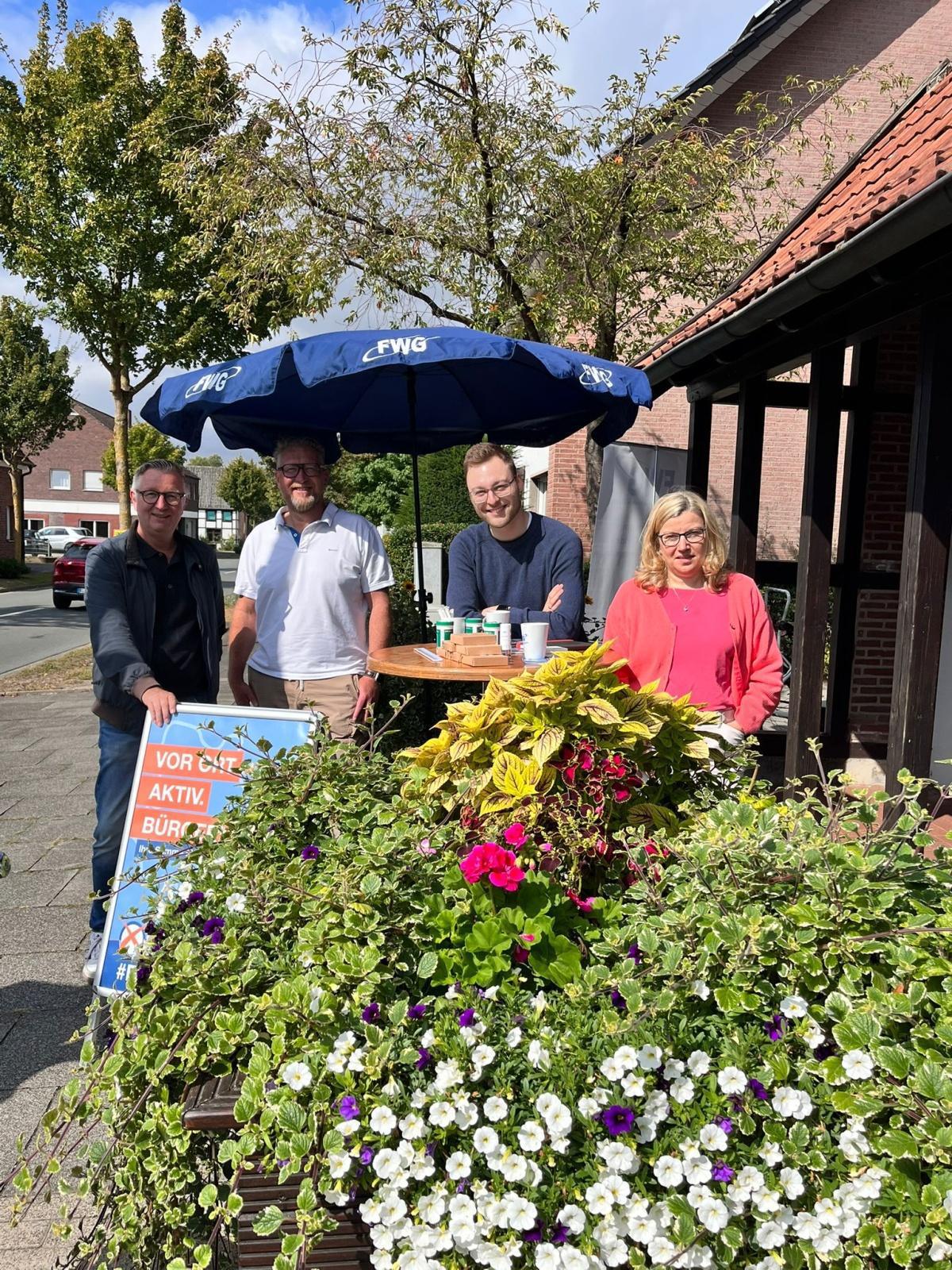 Infostände der FWG in Sünninghausen
