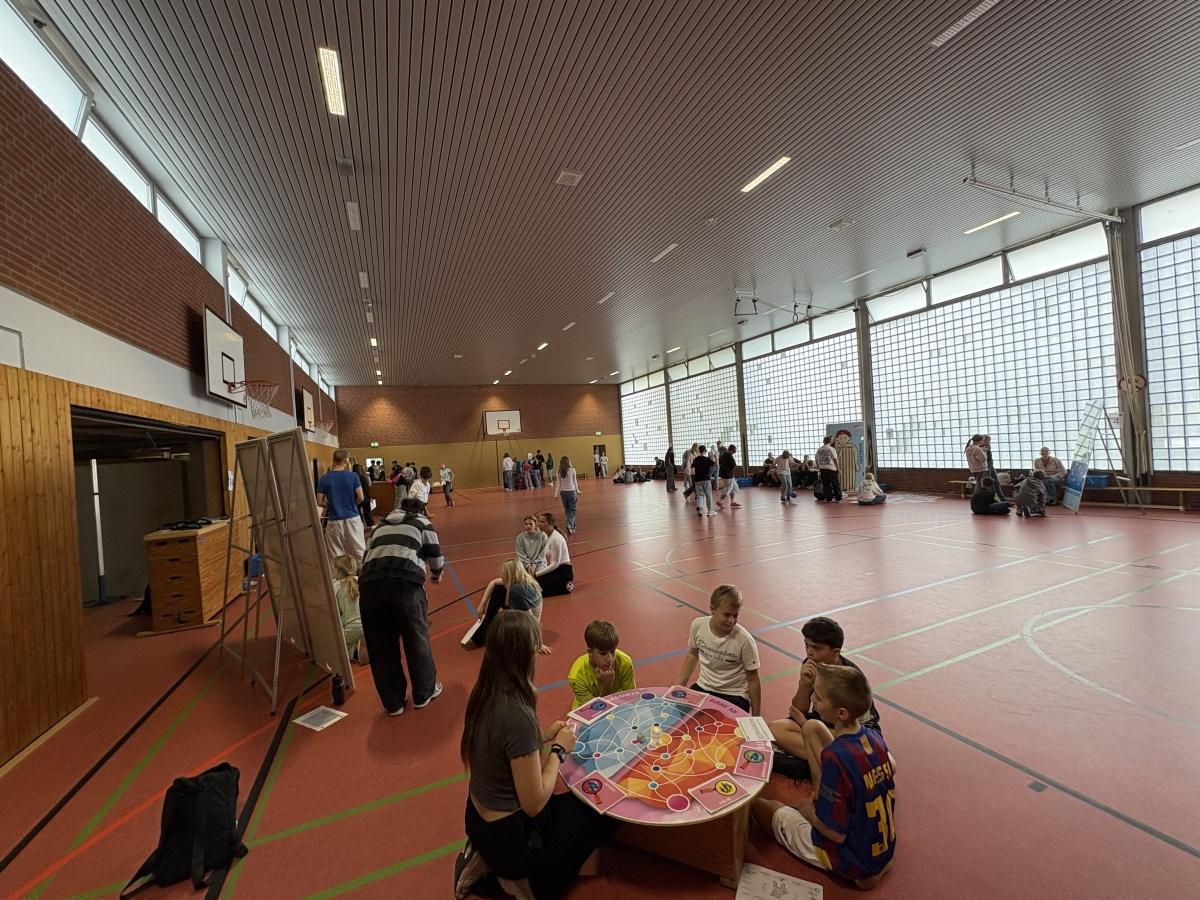 Das Body- und Grips-Mobil an der Gesamtschule Oelde