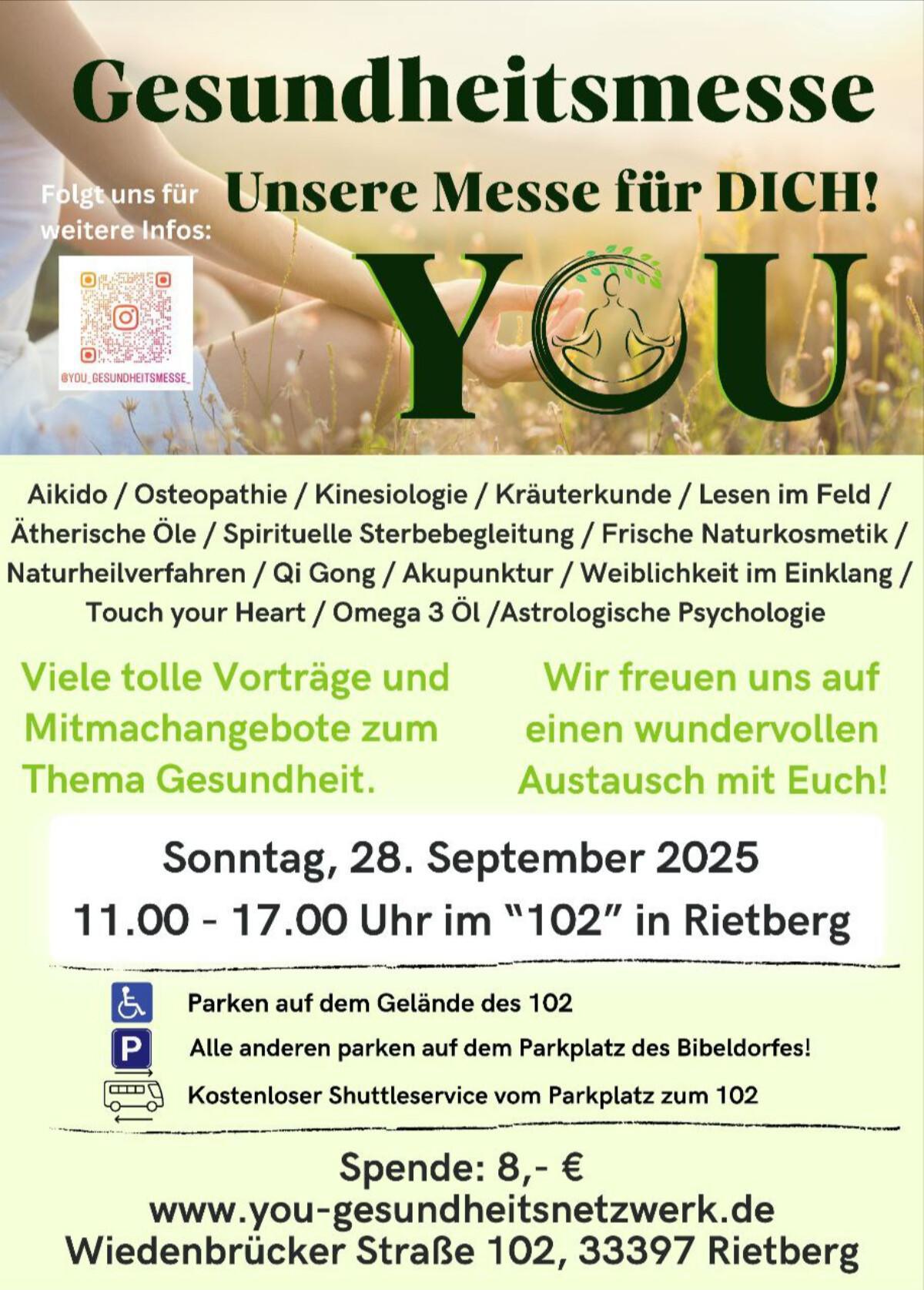 Rosa Fibich auf der Gesundheitsmesse You in Rietberg Rosa Fibich auf der Gesundheitsmesse You in Rietberg