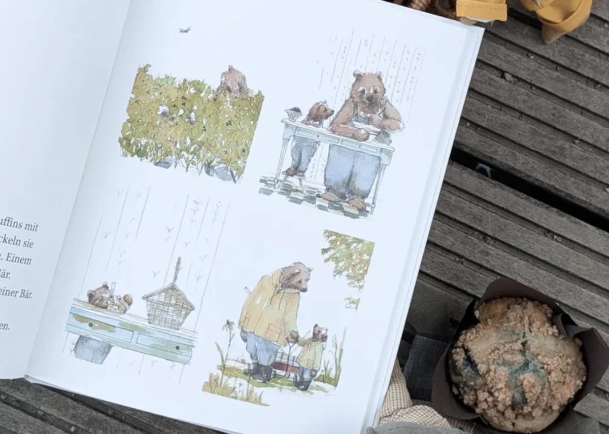 🐻🧁Großer Bär und kleiner Bär machen einen Ausflug 🎣🛶 🐻🧁Großer Bär und kleiner Bär machen einen Ausflug 🎣🛶