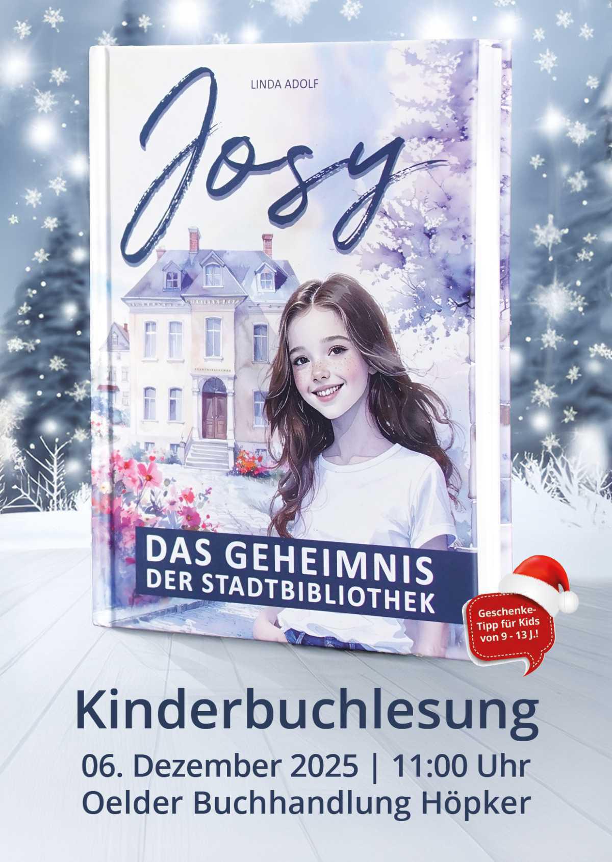 Kinderbuchlesung "Josy - Das Geheimnis der Stadtbibliothek" Kinderbuchlesung "Josy - Das Geheimnis der Stadtbibliothek"