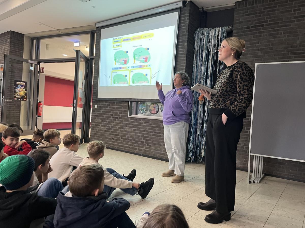 aula-Einführung für die Fünftklässler an der Gesamtschule Oelde: Gemeinsamer Start in die digitale Mitbestimmung