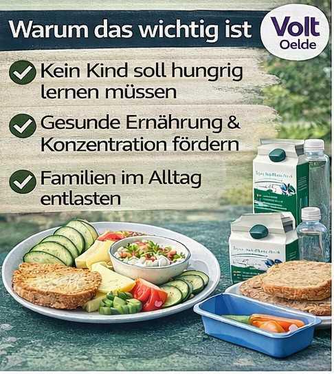 Ohne Frühstück in die Schule? VOLT fordert Prüfung von Angeboten