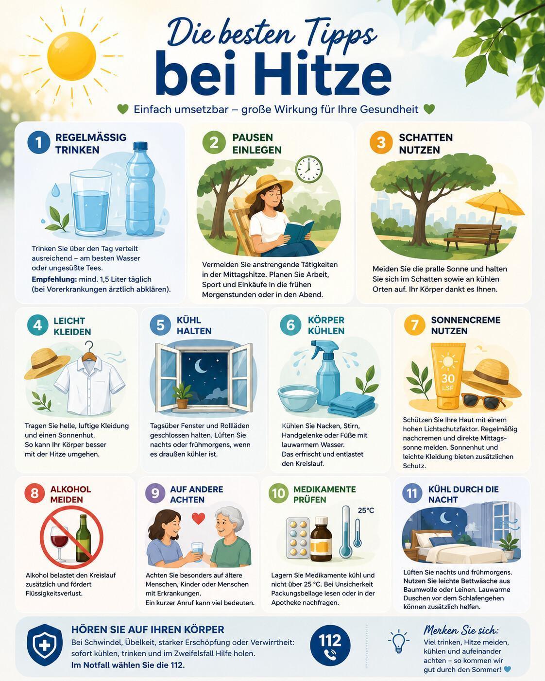 Hitzewelle in Deutschland: So reagiert unser Körper auf hohe Temperaturen Hitzewelle in Deutschland: So reagiert unser Körper auf hohe Temperaturen