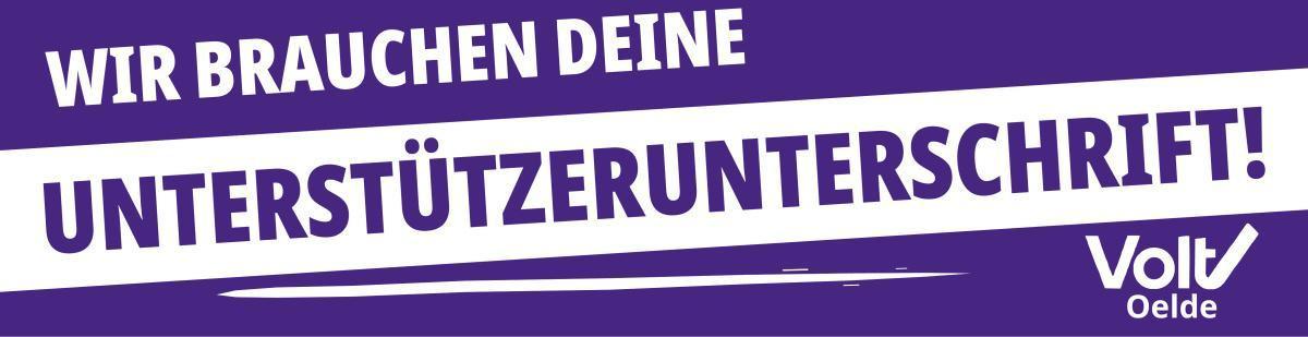 VOLT sammelt Unterstützungsunterschriften auf dem Oelder Wochenmarkt VOLT sammelt Unterstützungsunterschriften auf dem Oelder Wochenmarkt