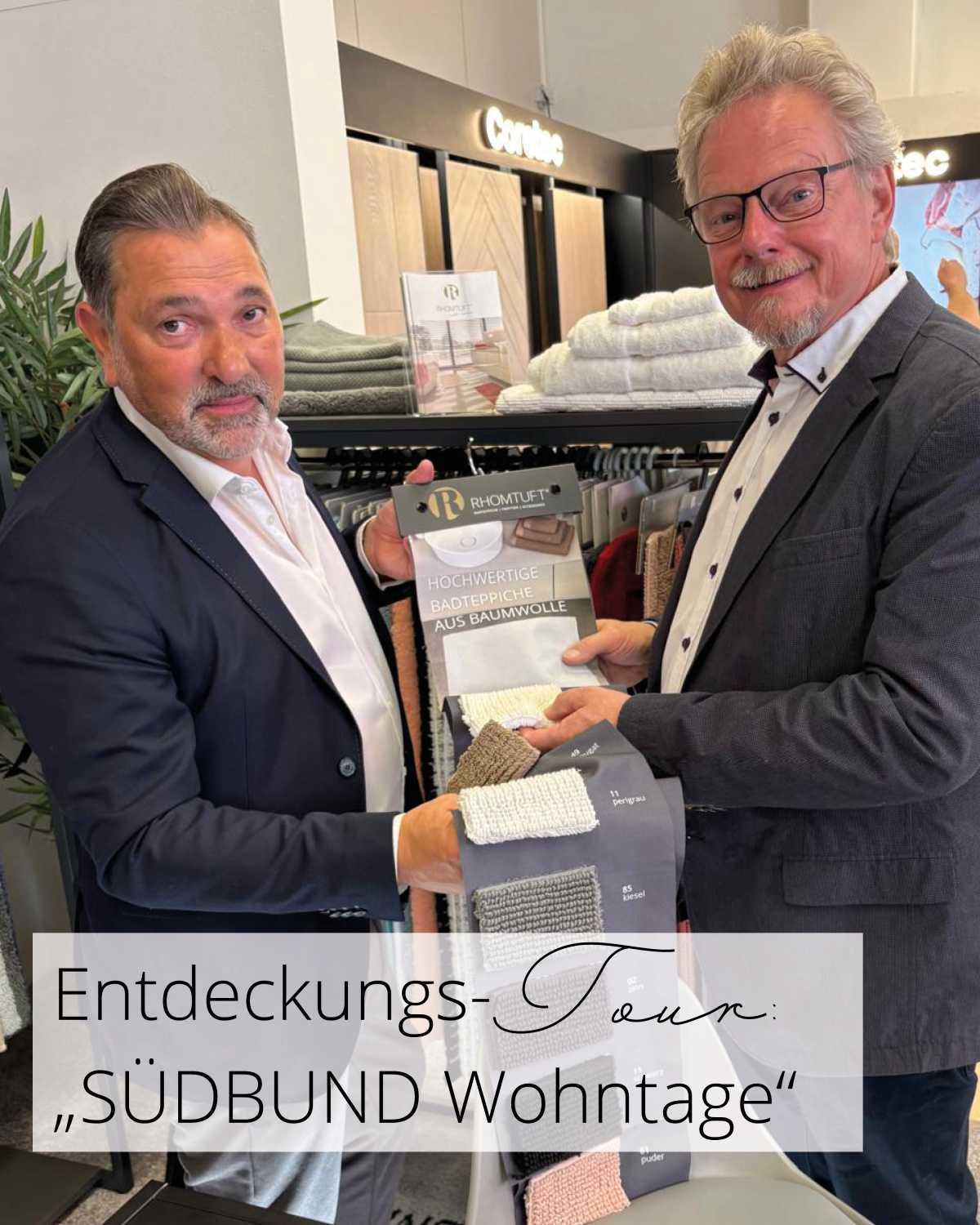 Peter Hellweg auf Entdeckungs-Tour bei den SÜDBUND Wohntagen Peter Hellweg auf Entdeckungs-Tour bei den SÜDBUND Wohntagen