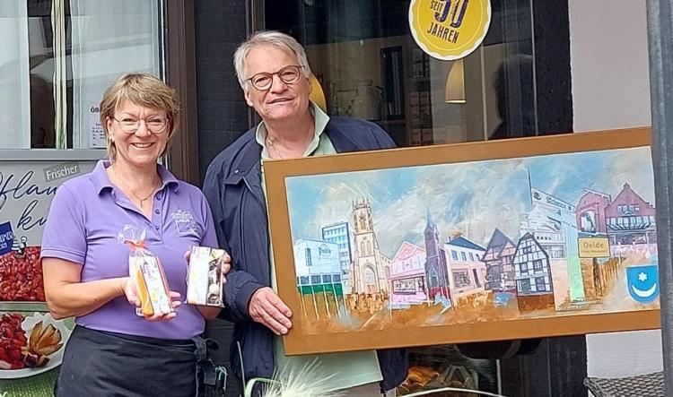 Echt Oelde: Süße Grüße treffen Kunst