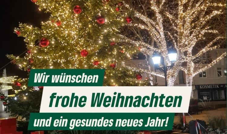 Weihnachtsgruß von Bündnis 90/Die Grünen Oelde