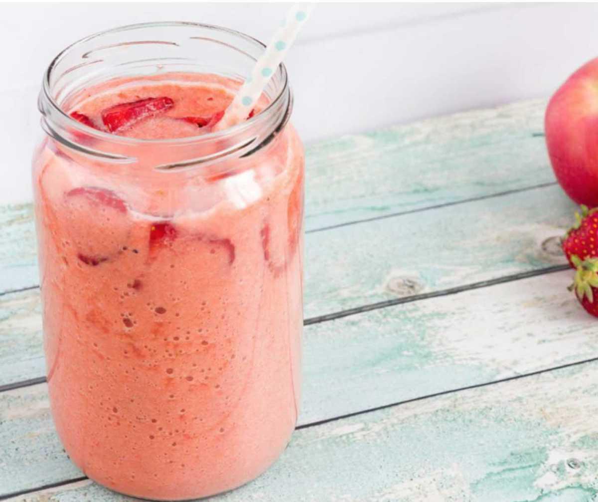 Epres barackos chia magos smoothie