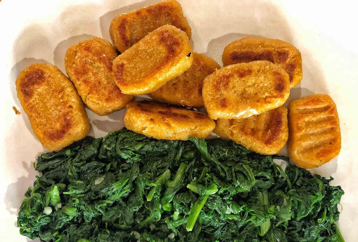 Édesburgonya gnocchi
