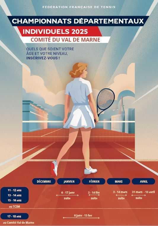 Dates des Championnats Départementaux Saison 2025