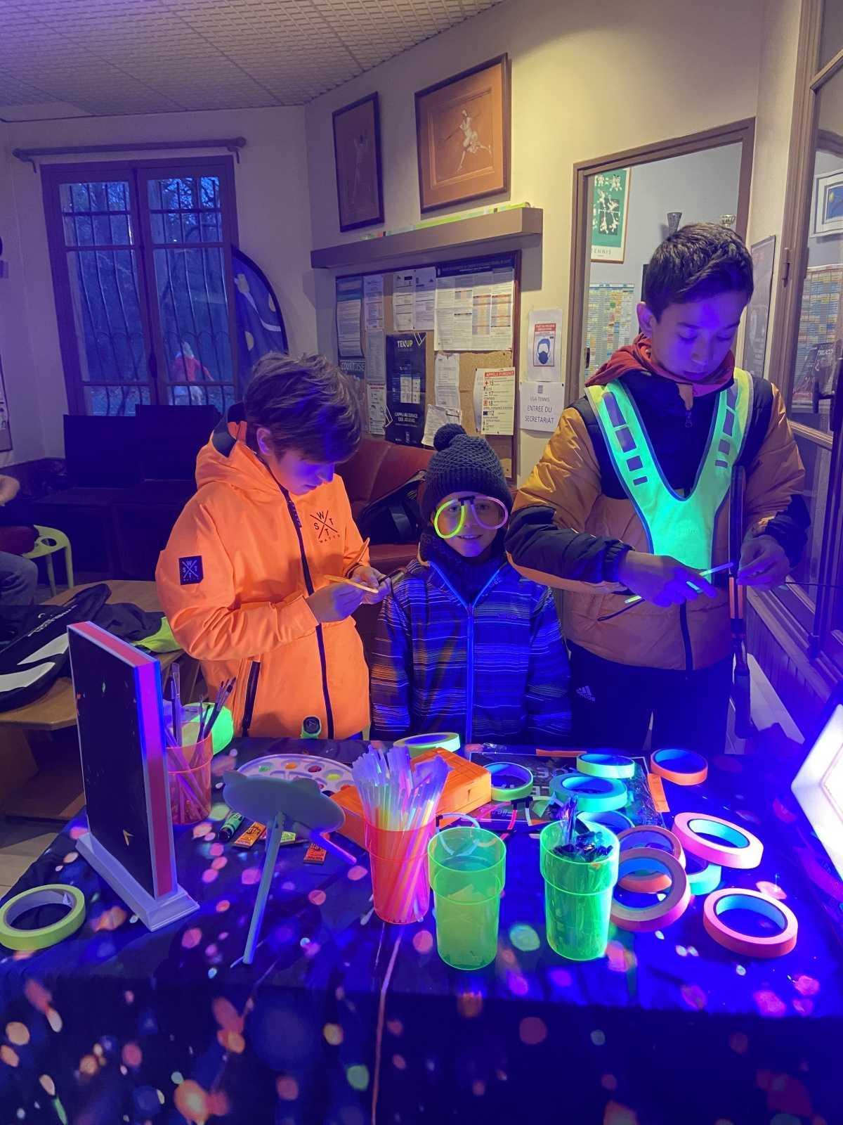 La soirée fluo c’est partie!! 