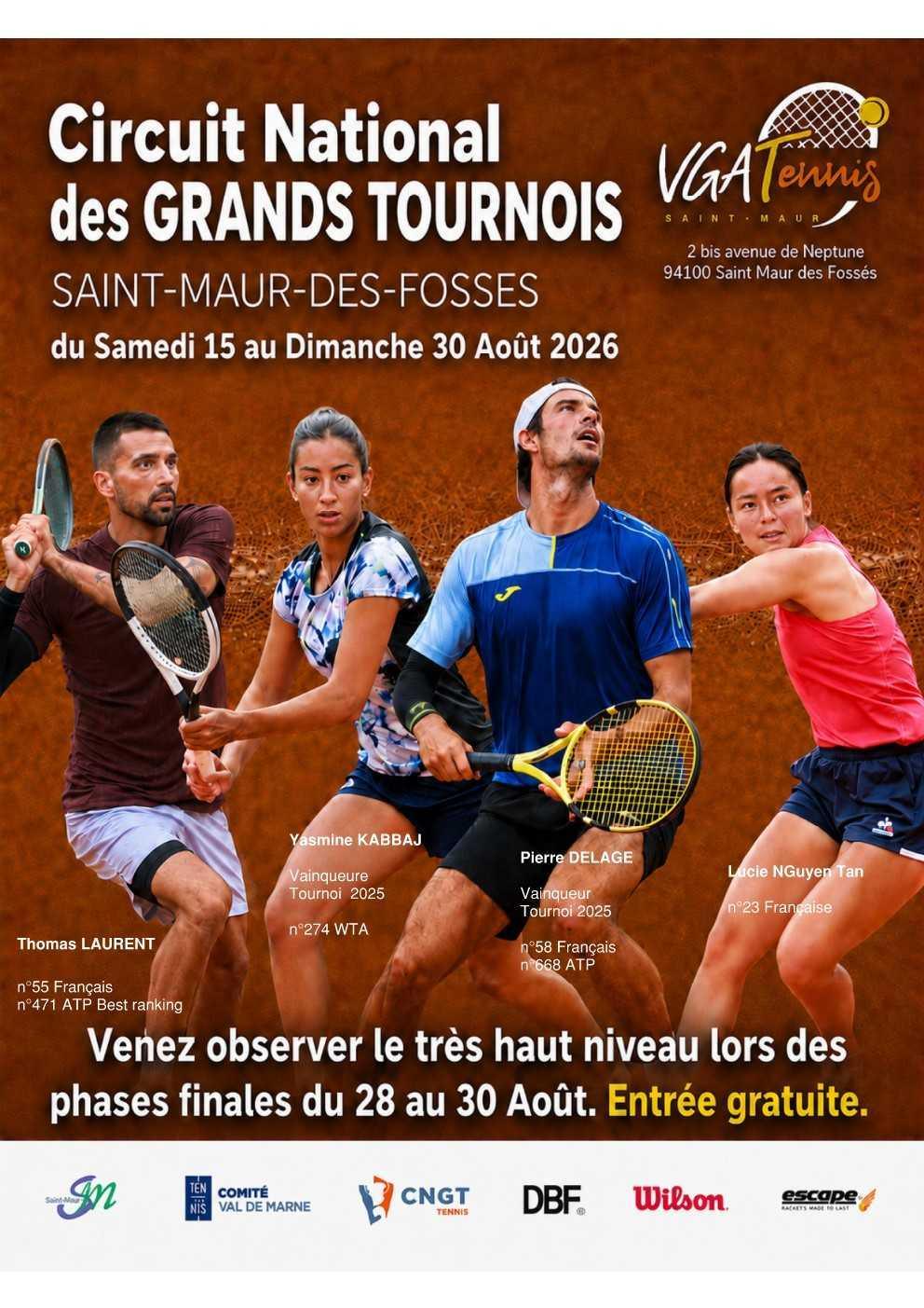 CNGT 2026 DE LA VGA TENNIS 