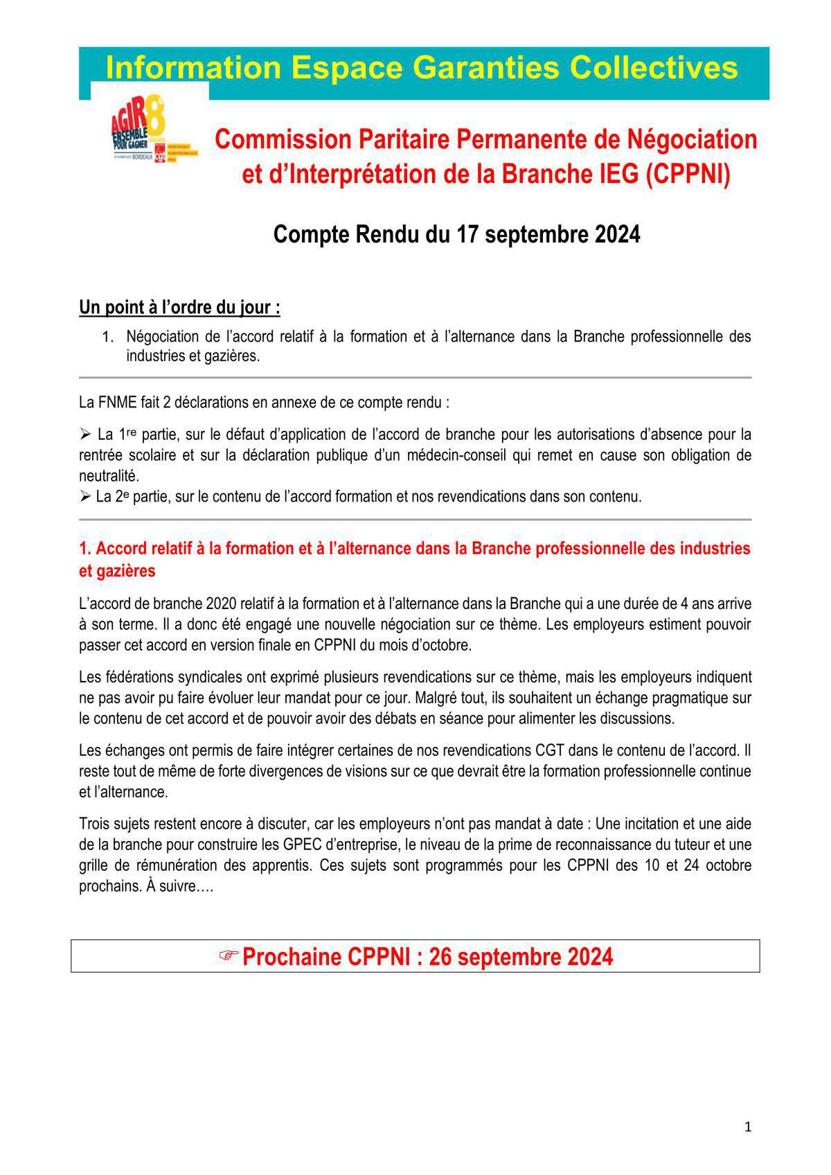 Formation et alternance, les négociations de branche commencent 