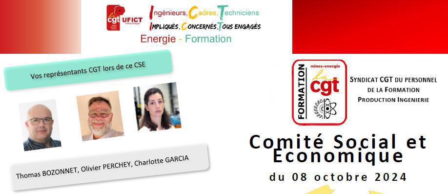 Compte rendu du CSE UFPI du 8 octobre 2024 Compte rendu du CSE UFPI du 8 octobre 2024