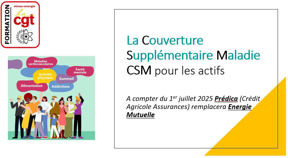 La Couverture Supplémentaire Maladie CSM pour les actifs La Couverture Supplémentaire Maladie CSM pour les actifs