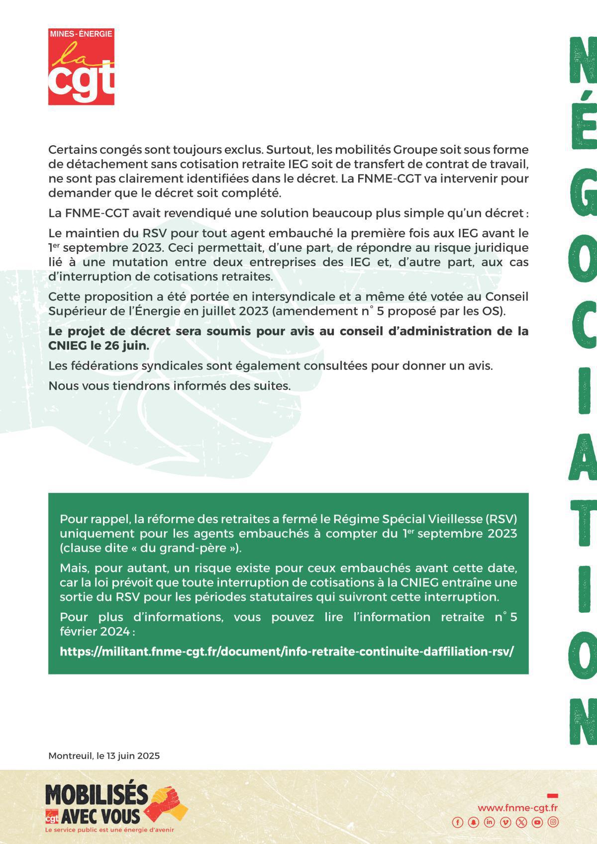 Régime spécial où en est la continuité des droits pours les agents