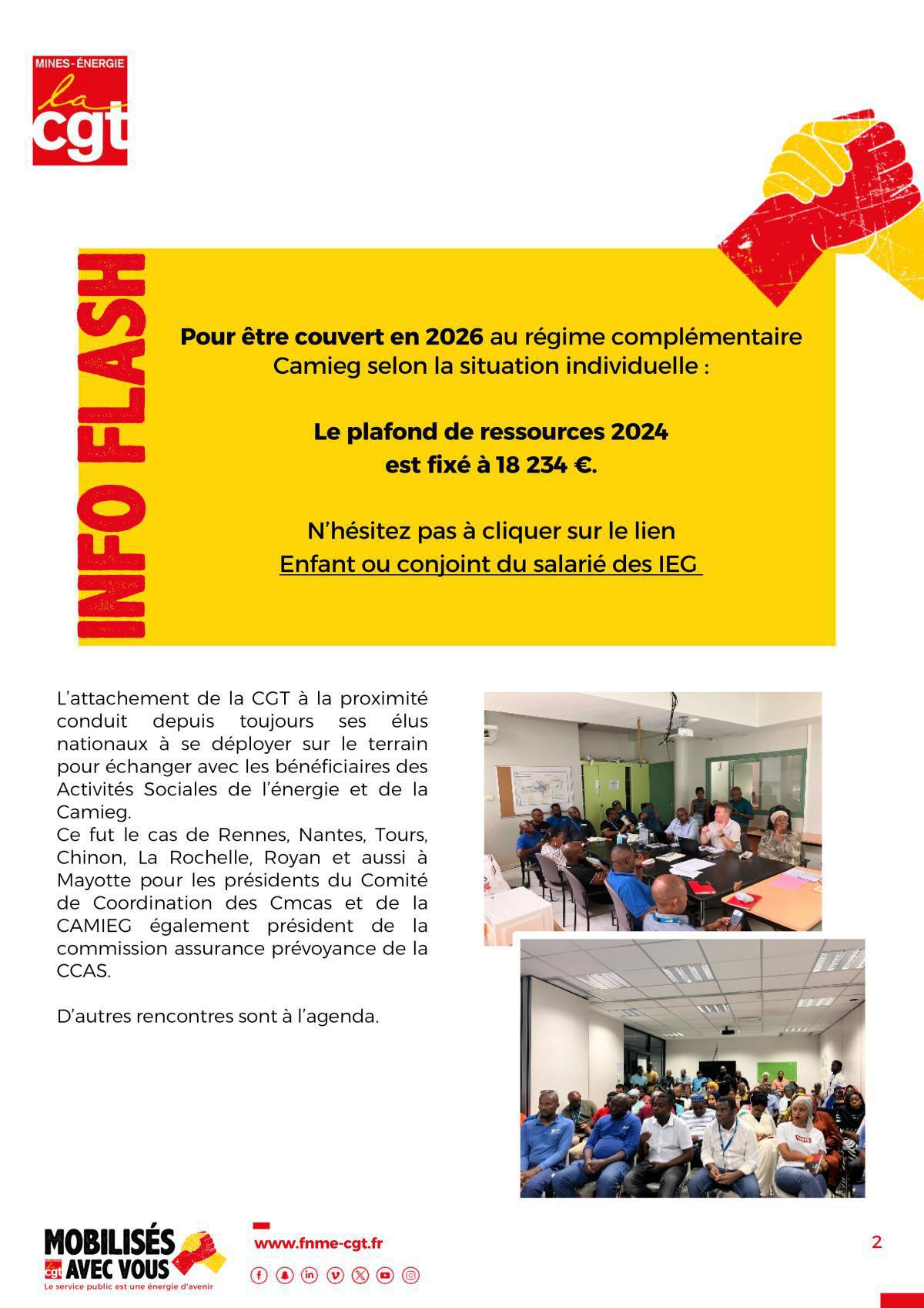 CAMIEG les échos du conseil d'administration