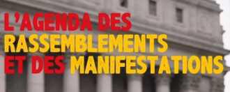  2026 : L'agenda des rassemblements et des manifestations