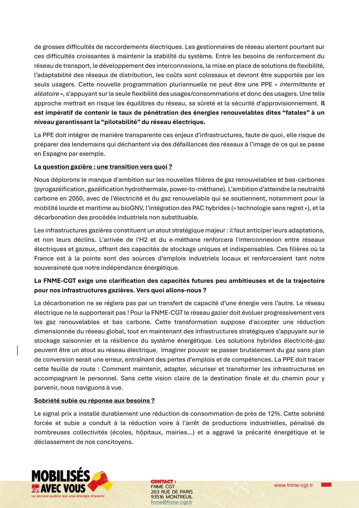 PPE3 : une programmation nécessaire mais contestée par la FNME‑CGT