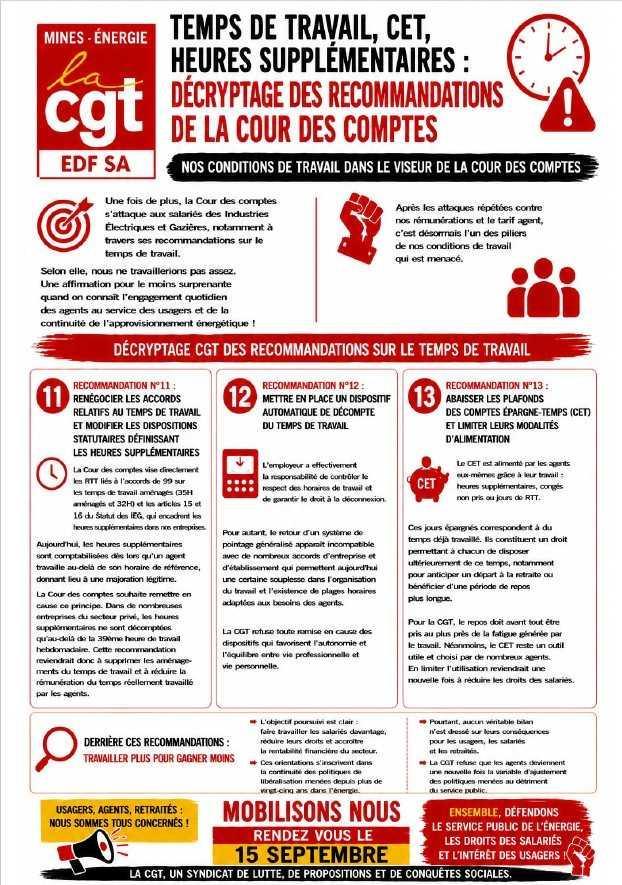 Temps de travail, CET, heures supplémentaires : Décryptage des recommandations de la cour des comptes.