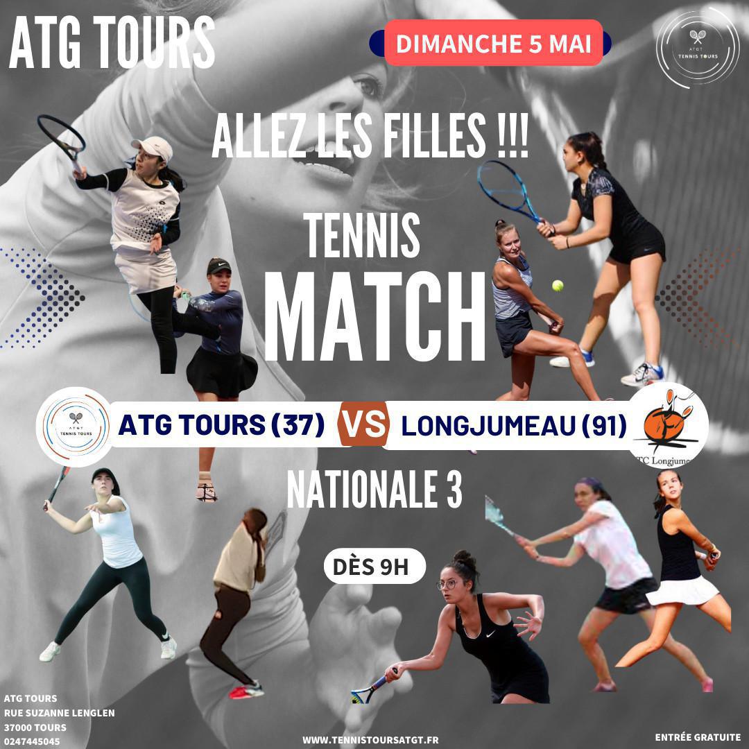 CHAMPIONNAT DE FRANCE PAR EQUIPE NATIONALE 3 DAMES/ ATG TOURS (37) VS LONGJUMEAU (91)  CHAMPIONNAT DE FRANCE PAR EQUIPE NATIONALE 3 DAMES/ ATG TOURS (37) VS LONGJUMEAU (91)