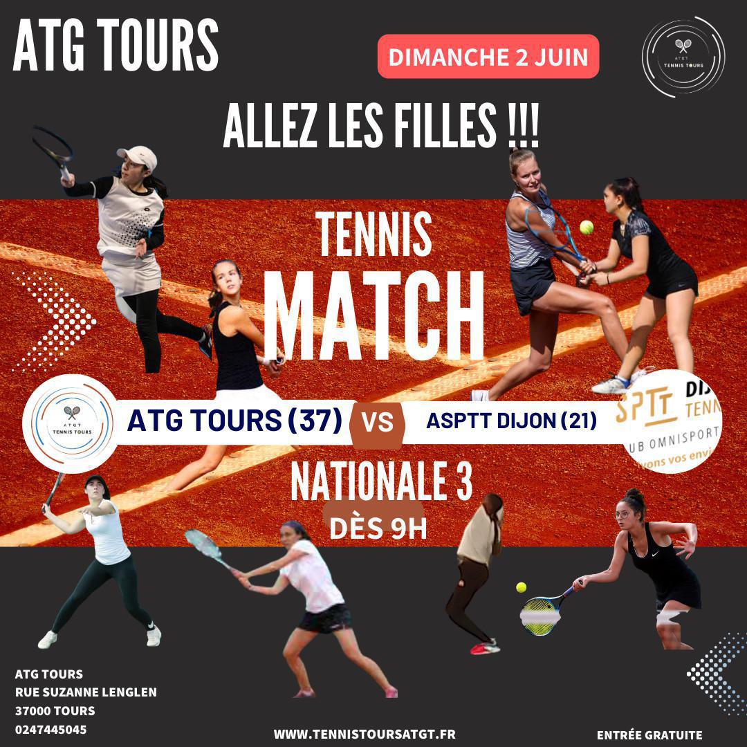  CHAMPIONNAT DE FRANCE PAR EQUIPE NATIONALE 3 DAMES/ ATG TOURS (37) VS ASPTT DIJON (21)