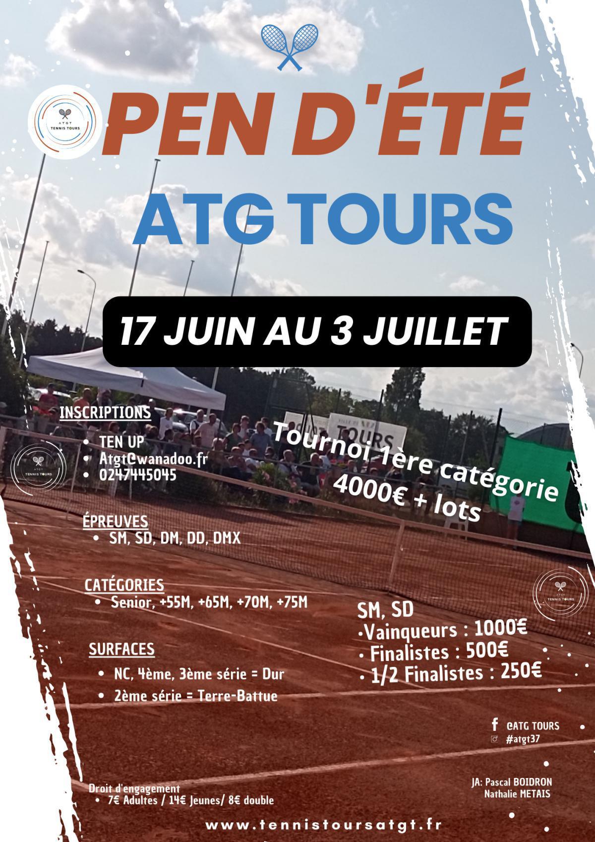 🎾 TOURNOI OPEN D'ÉTÉ 