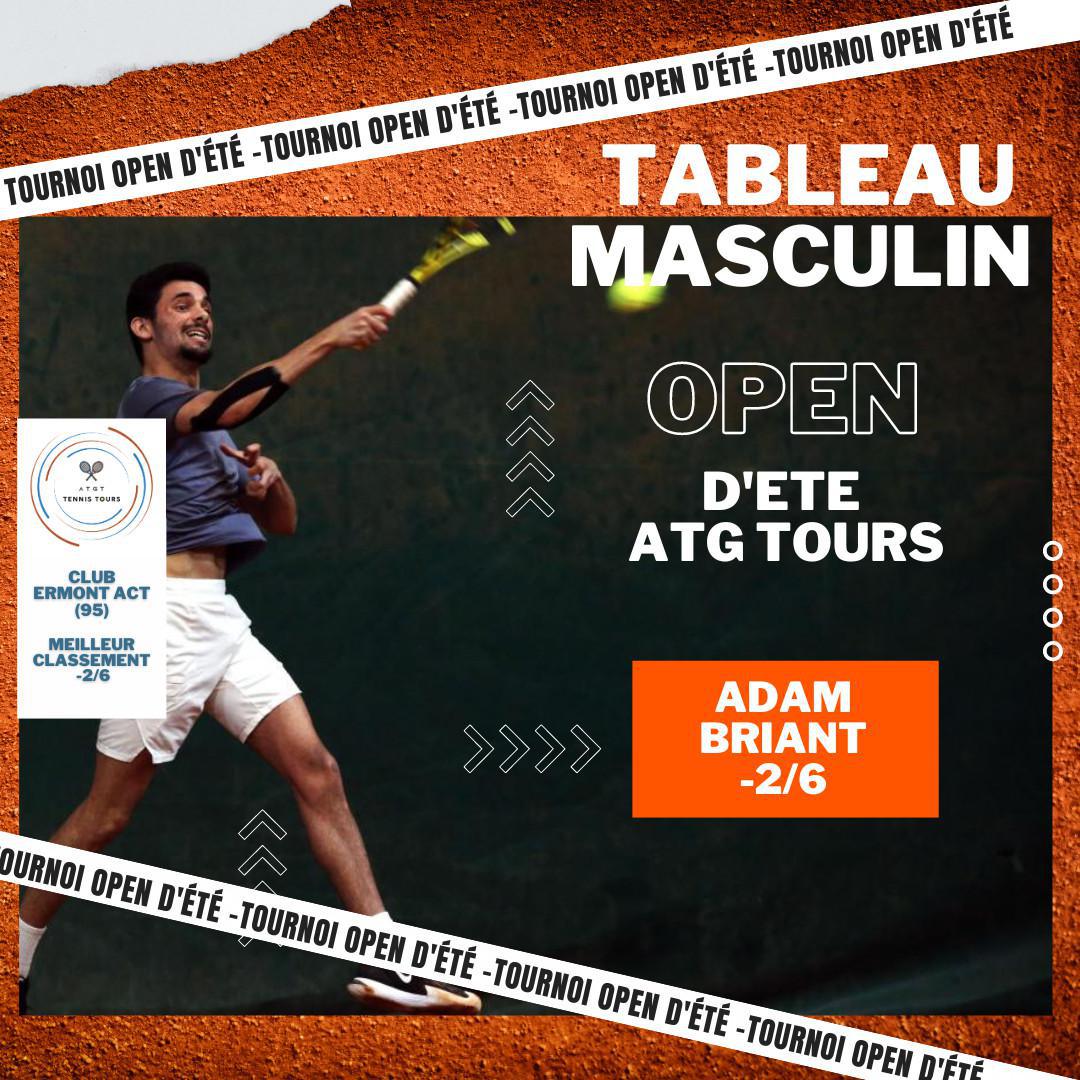 🎾 TOURNOI OPEN D'ÉTÉ 🎾