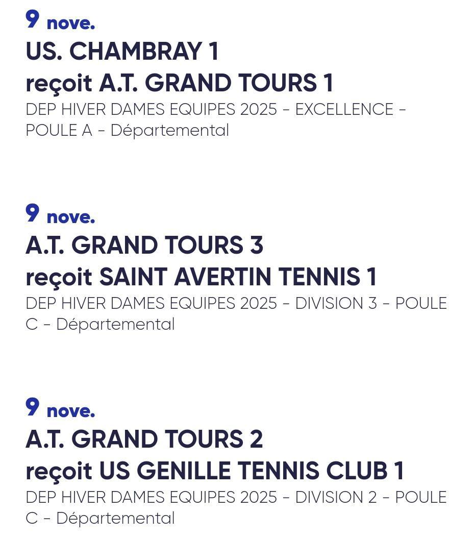 🎾 CHAMPIONNATS PAR ÉQUIPE D'HIVER 