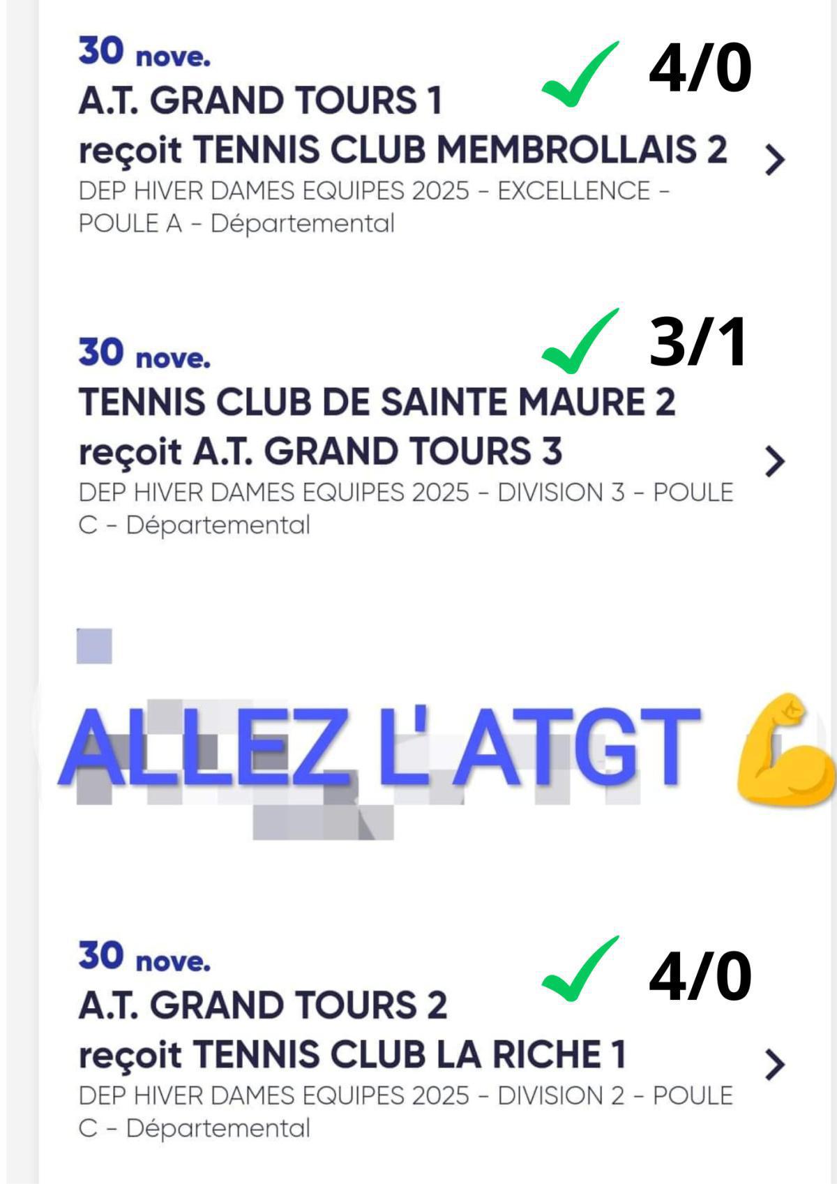 🎾 À CHACUN SON CHAMPIONNAT 🎾 À CHACUN SON CHAMPIONNAT