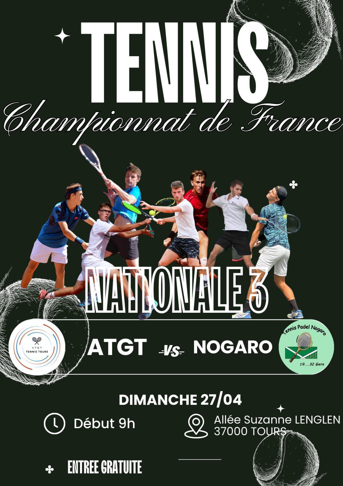 🎾 MATCH NATIONALE 3 MASCULINE 🇫🇷