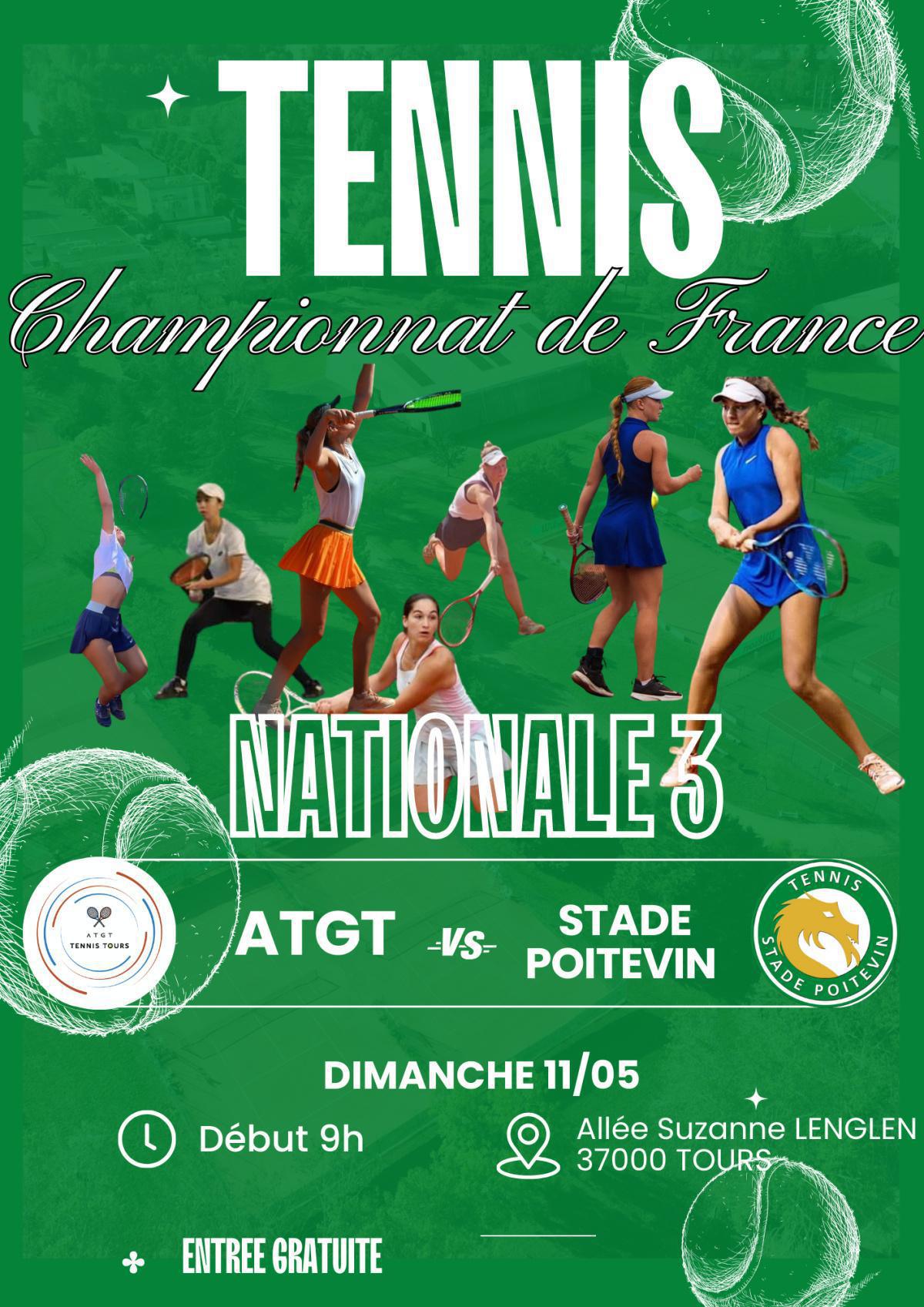 🎾 MATCH NATIONALE 3 FÉMININE 🇫🇷