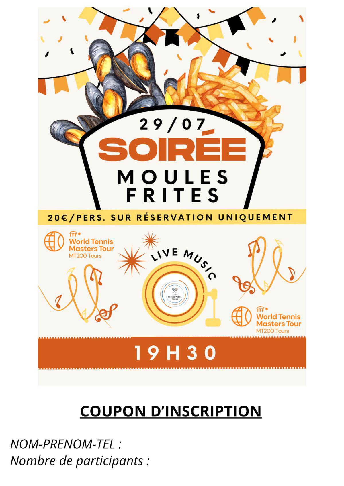 SOIRÉE MOULES FRITES 🍟🍺