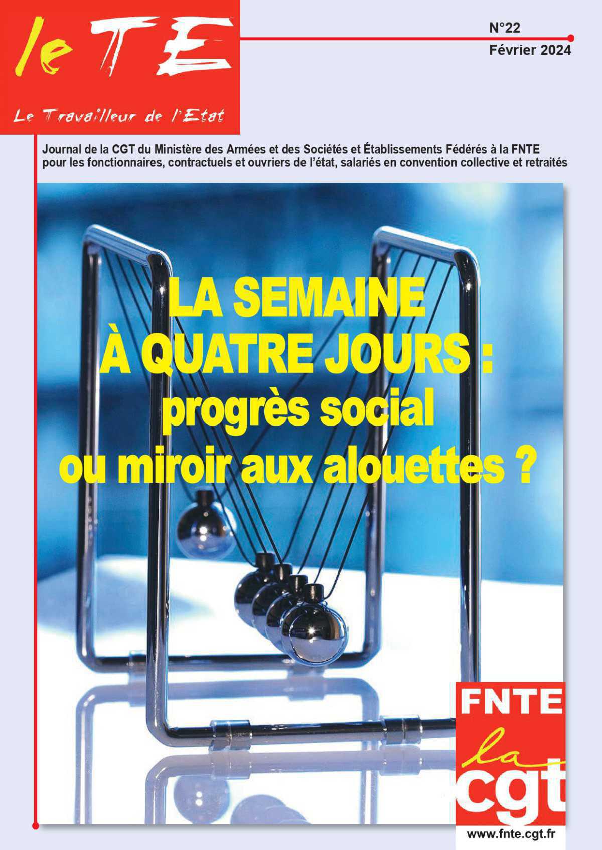 FNTE : Le Travailleur de l'Etat n°22 - Février 2024