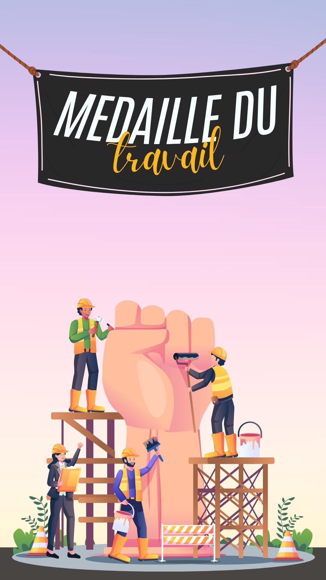 Demande de médaille du travail