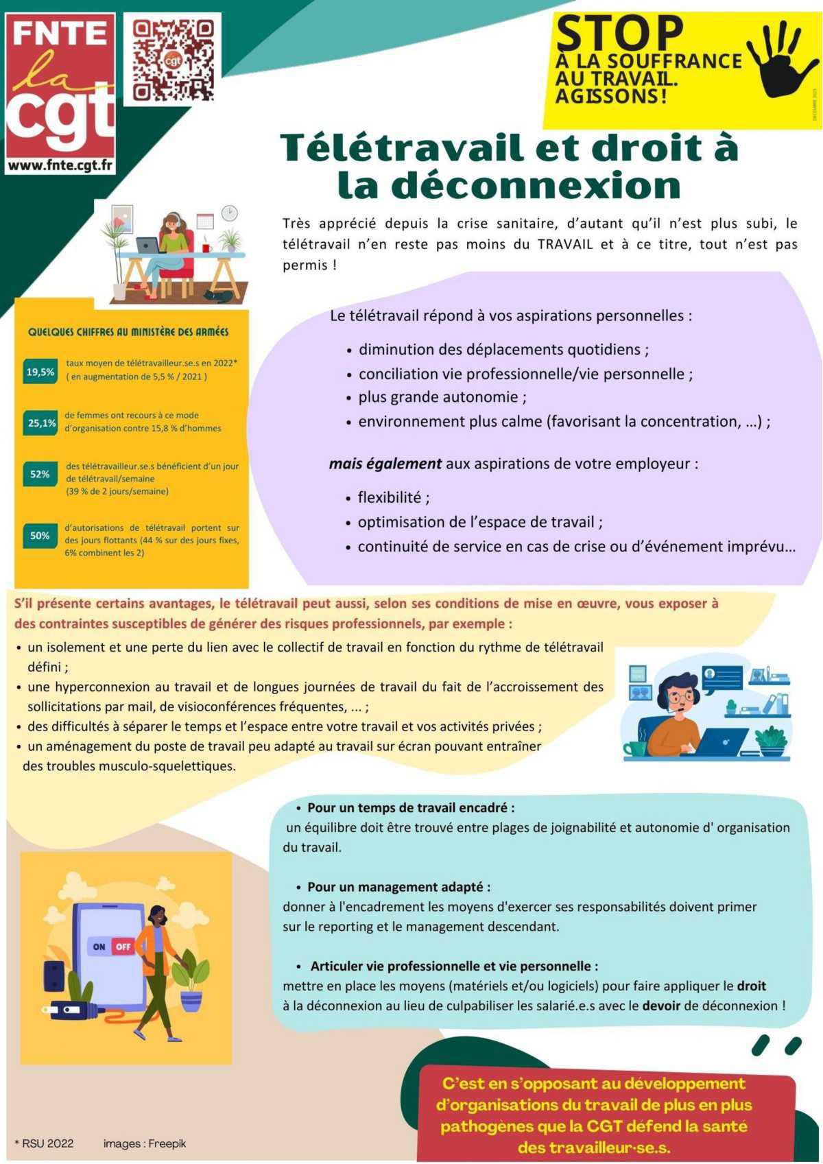FNTE : Télétravail et droit à la déconnexion