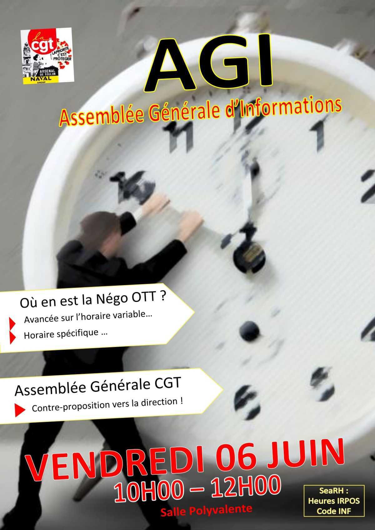 AGI du 06 juin - Négo OTT