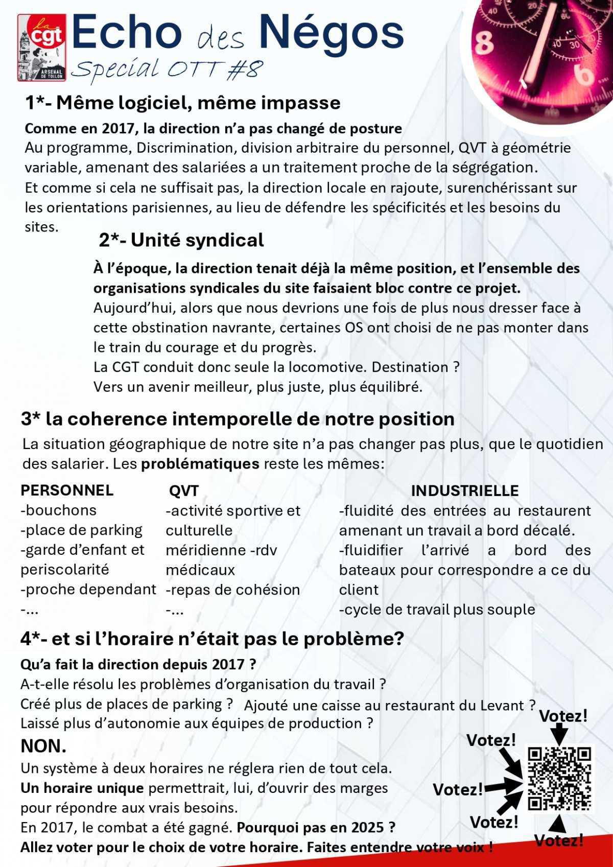 Echo des negos OTT#8